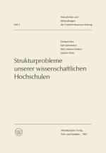 Cover-Bild Strukturprobleme unserer wissenschaftlichen Hochschulen