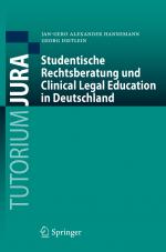 Cover-Bild Studentische Rechtsberatung und Clinical Legal Education in Deutschland
