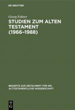 Cover-Bild Studien zum Alten Testament (1966–1988)