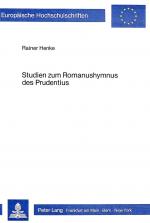 Cover-Bild Studien zum Romanushymnus des Prudentius