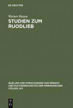 Cover-Bild Studien zum Ruodlieb