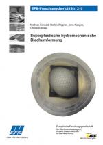 Cover-Bild Superplastische hydromechanische Blechumformung