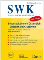 Cover-Bild SWK-Spezial Steuerabkommen Österreich-Liechtenstein/Schweiz