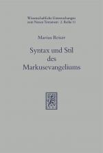 Cover-Bild Syntax und Stil des Markusevangeliums im Lichte der hellenistischen Volksliteratur