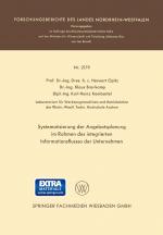 Cover-Bild Systematisierung der Angebotsplanung im Rahmen des integrierten Informationsflusses der Unternehmen