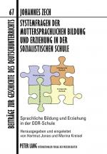 Cover-Bild Systemfragen der muttersprachlichen Bildung und Erziehung in der sozialistischen Schule