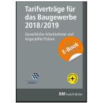 Cover-Bild Tarifverträge für das Baugewerbe 2018/2019 - E-Book (PDF)