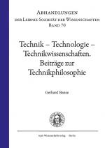 Cover-Bild Technik - Technologie - Technikwissenschaften