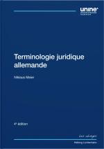 Cover-Bild Terminologie juridique allemande