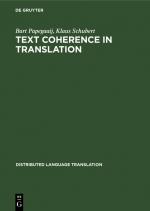 Cover-Bild Text Coherence in Translation