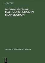 Cover-Bild Text Coherence in Translation
