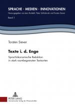 Cover-Bild Texte i. d. Enge