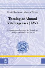 Cover-Bild Theologiae Alumni Vitebergenses (TAV)