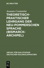 Cover-Bild Theoretisch-praktischer Lehrgang der Neu-Pommerschen Sprache (Bismarck-Archipel)