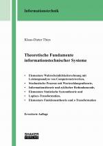 Cover-Bild Theoretische Fundamente informationstechnischer Systeme