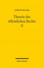 Cover-Bild Theorie des öffentlichen Rechts II