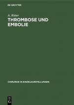 Cover-Bild Thrombose und Embolie