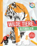 Cover-Bild Tierisch geometrisch - Malen nach Zahlen: Wilde Tiere ausmalen