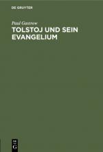 Cover-Bild Tolstoj und sein Evangelium