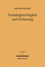 Cover-Bild Transfergerechtigkeit und Verfassung
