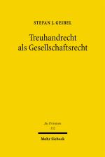 Cover-Bild Treuhandrecht als Gesellschaftsrecht