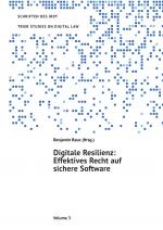 Cover-Bild TRIER STUDIES ON DIGITAL LAW / Digitale Resilienz