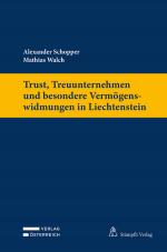 Cover-Bild Trust, Treuunternehmen und besondere Vermögenswidmungen in Liechtenstein