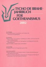 Cover-Bild Tycho de Brahe-Jahrbuch für Goetheanismus / Tycho de Brahe-Jahrbuch für Goetheanismus