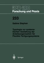 Cover-Bild Typologie zur systematischen Gestaltung der Arbeitsorganisation für Flexible Fertigungssysteme