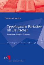 Cover-Bild Typologische Variation im Deutschen