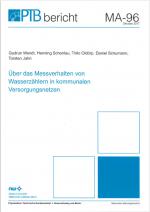 Cover-Bild Über das Messverhalten von Wasserzählern in kommunalen Versorgungsnetzen