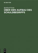Cover-Bild Über den Aufbau des Schuldbegriffs