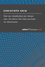 Cover-Bild Über die Schädlichkeit des Tabaks