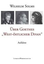Cover-Bild Über Goethes „West-östlicher Divan“