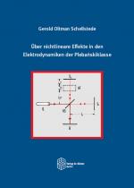 Cover-Bild Über nichtlineare Effekte in den Elektrodynamiken der Plebańskiklasse