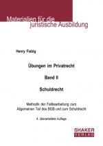 Cover-Bild Übungen im Privatrecht. Band II. Schuldrecht