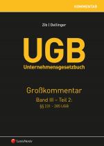 Cover-Bild UGB Großkommentar / UGB Unternehmensgesetzbuch Kommentar - Band III/Teil 2