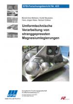 Cover-Bild Umformtechnische Verarbeitung von stranggepressten Magnesiumlegierungen