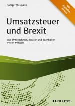 Cover-Bild Umsatzsteuer und Brexit - inkl. Arbeitshilfen online