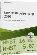 Cover-Bild Umsatzsteuersenkung 2020 - inkl. Arbeitshilfen online