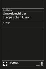 Cover-Bild Umweltrecht der Europäischen Union