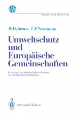 Cover-Bild Umweltschutz und Europäische Gemeinschaften