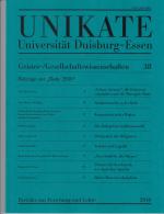 Cover-Bild Unikate 38: Geistes-/Gesellschaftswissenschaften