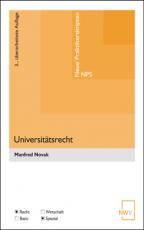 Cover-Bild Universitätsrecht