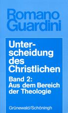 Cover-Bild Unterscheidung des Christlichen