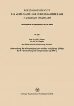 Cover-Bild Untersuchung der Altersneigung von weichen unlegierten Stählen durch Härteprüfung bei Temperaturen bis 300° C