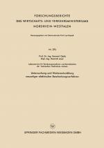 Cover-Bild Untersuchung und Weiterentwicklung neuartiger elektrischer Bearbeitungsverfahren