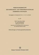 Cover-Bild Untersuchungen an Werkzeugmaschinenelementen