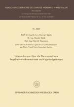 Cover-Bild Untersuchungen über die Genauigkeit von Kegelradverzahnmaschinen und Kegelradgetrieben