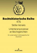 Cover-Bild Untertanenprozesse an Reichsgerichten